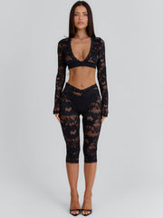 MORENA CAPRI PANT BLACK