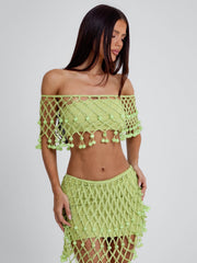 Yvon Mini Skirt Green