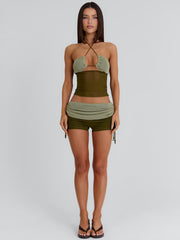 Aubri Shorts Khaki